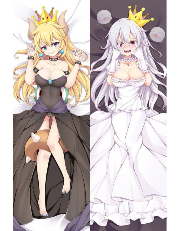 Bowsette & Booette Super Mario  Anime Body Pillow